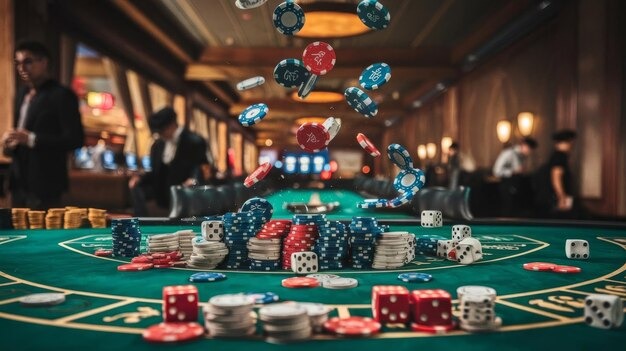 otoslot live dice game studio with professional camera setup and dealer
